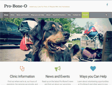 Tablet Screenshot of proboneo.org